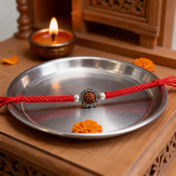 Red_Thread_Rudraksha_Bead_Rakhi_With_Silver_Beads_Pack_Of_5