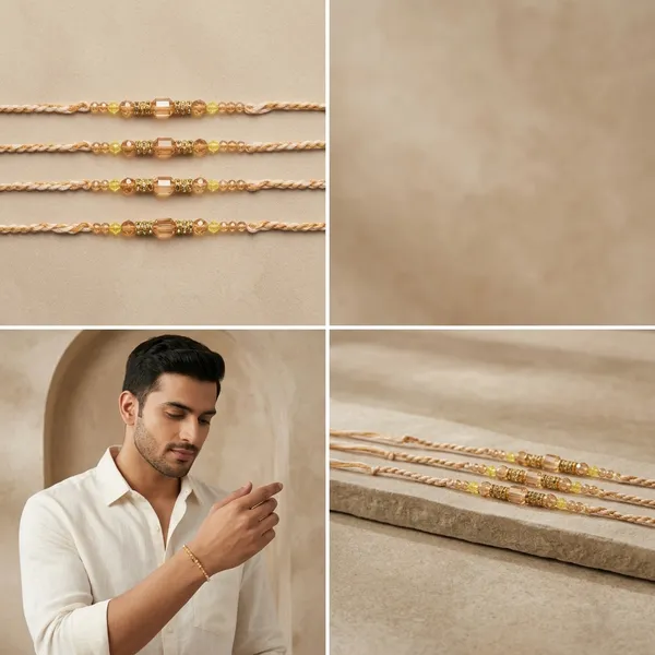 Gold_Plated_Beaded_Design_Rakhi_Brother_Pack_Of_3