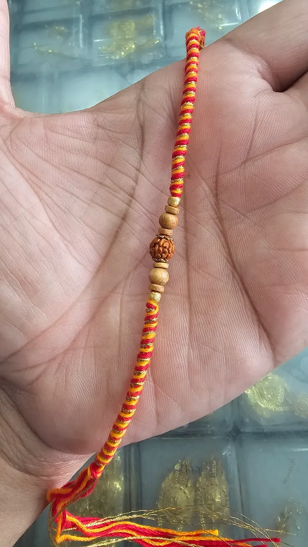 Red_Yellow_Beaded_Thread_Rakhi_With_Wooden_Center_Bead_Pack_Of_6