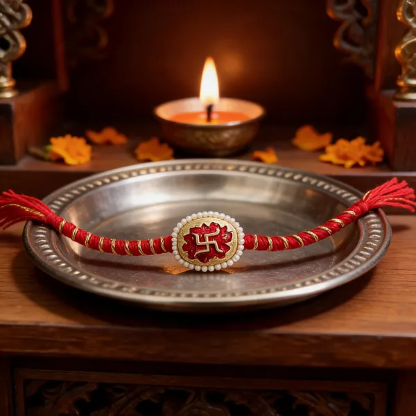 Red_Gold-Toned_Beaded_Thread_Rakhi_Brother_Pack_Of_3
