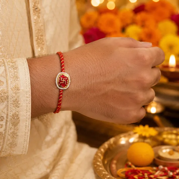 Red_Gold-Toned_Beaded_Thread_Rakhi_Brother_Pack_Of_3