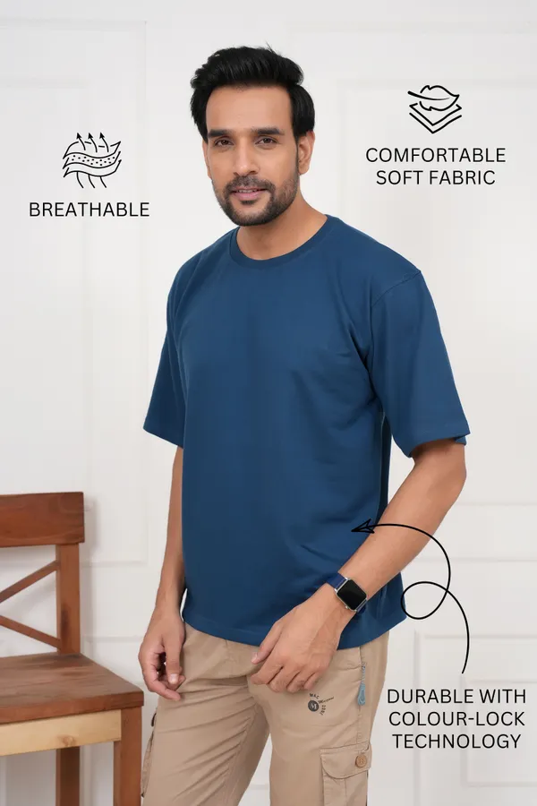 Blue_Solid_Round_Neck_T-Shirt_For_Men