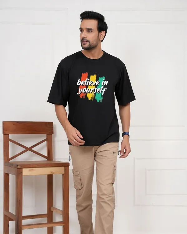 Black_Typography_Round_Neck_T-Shirt_For_Men