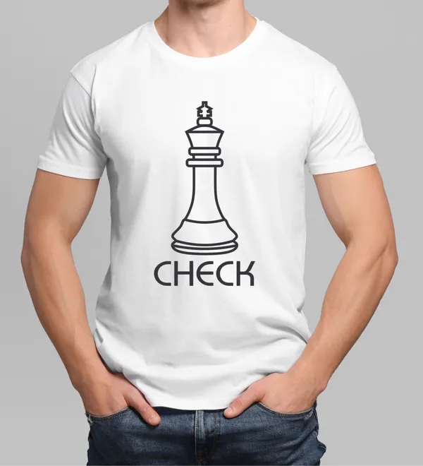 White_Graphic_Print_Typography_Printed_Solid_Couple_Round_Neck_T-Shirt_For_Unisex