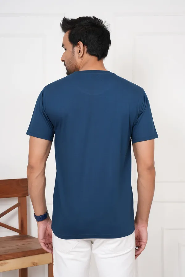 Dark_Blue_And_Blue_Solid_Round_Neck_T-Shirt_For_Men