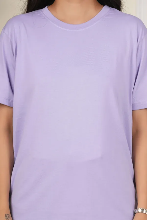 Purple_Solid_Round_Neck_T-Shirt_For_Women