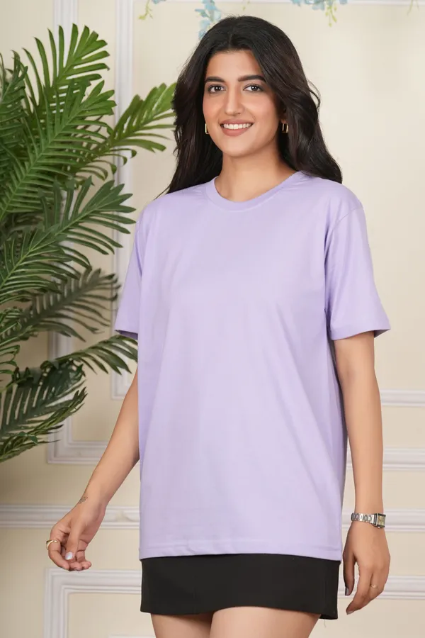 Purple_Solid_Round_Neck_T-Shirt_For_Women