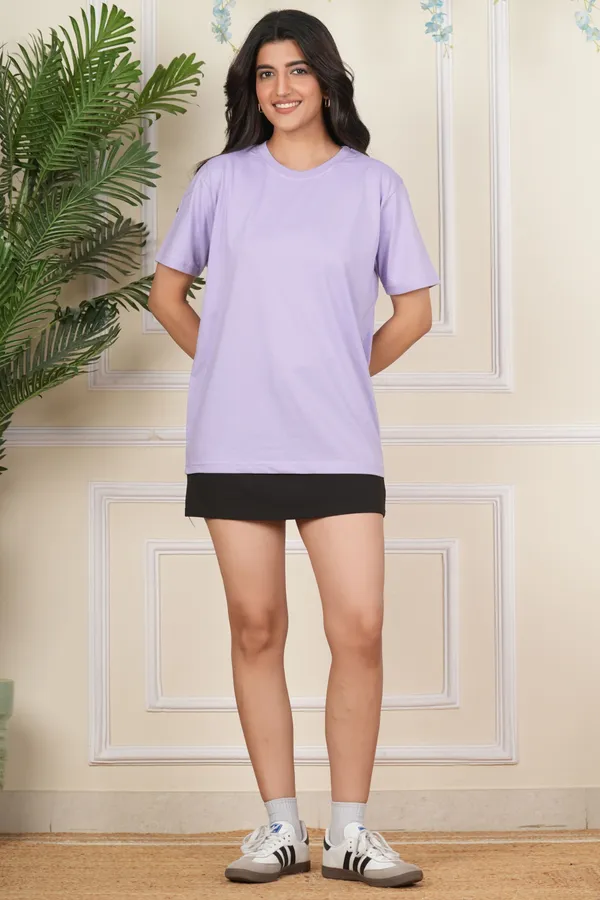 Purple_Solid_Round_Neck_T-Shirt_For_Women