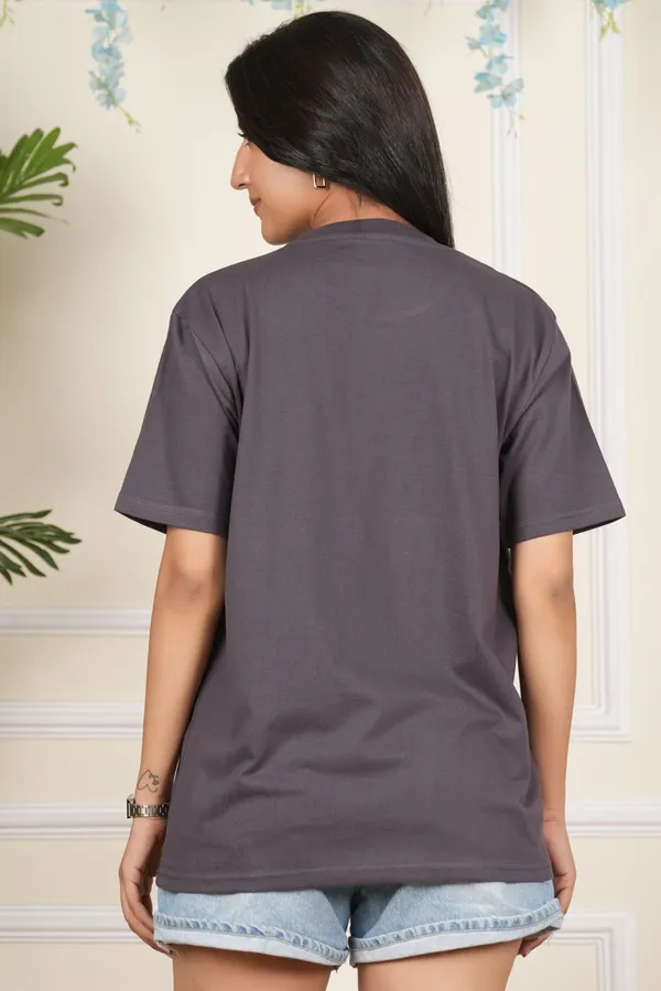 Grey_Solid_Round_Neck_T-Shirt_For_Women