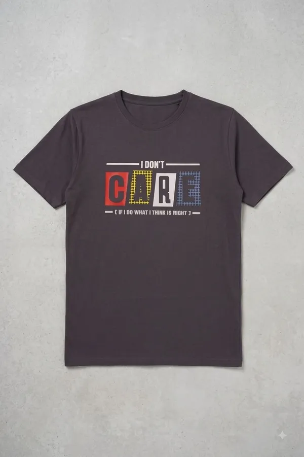Grey_Graphic_Print_Printed_Typography_Round_Neck_T-Shirt_For_Men