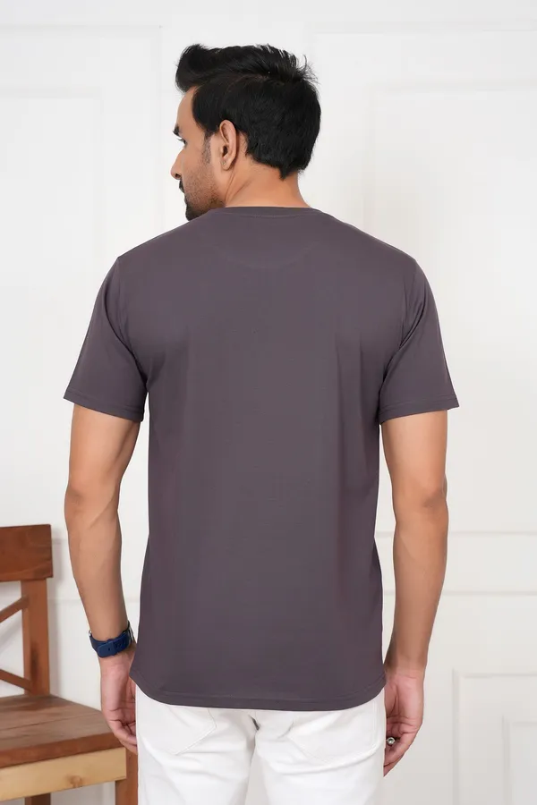 Grey_Graphic_Print_Printed_Typography_Round_Neck_T-Shirt_For_Men