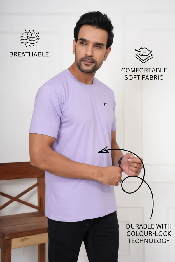 Purple_Solid_Round_Neck_T-Shirt_For_Men