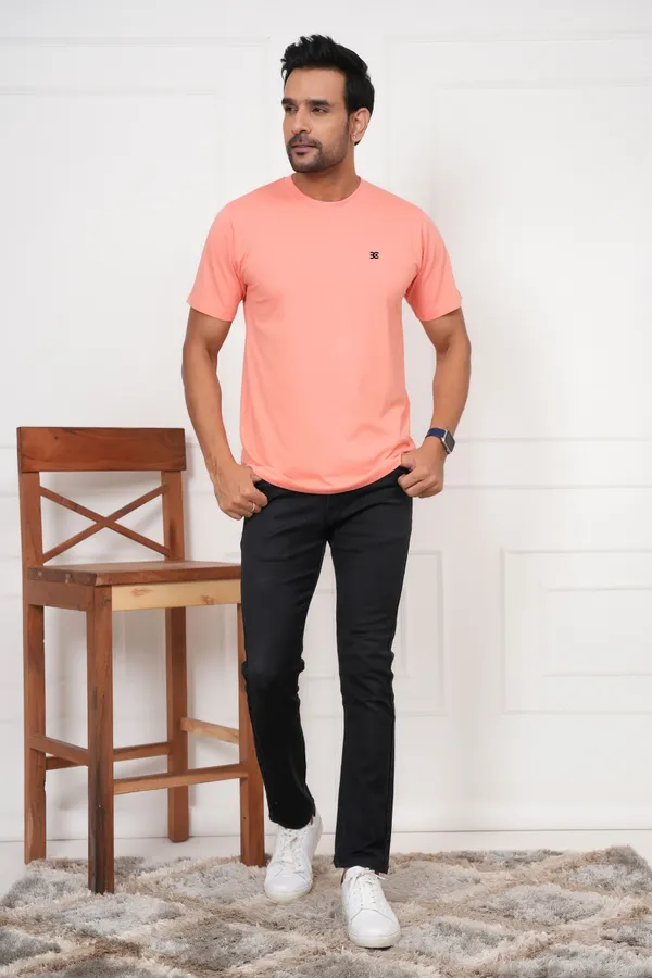 Pink_Solid_Round_Neck_Pink_T-Shirt_For_Men