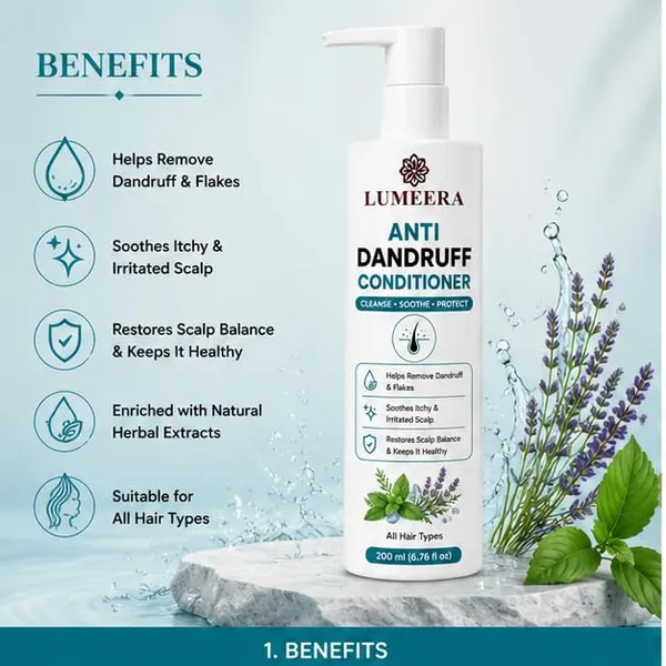 Anti_Dandruff_Conditioner_200Ml_Scalp_Care_Hair_Conditioner_For_Smooth_Manageable_Hair_Suitable_For_Men_And_Women