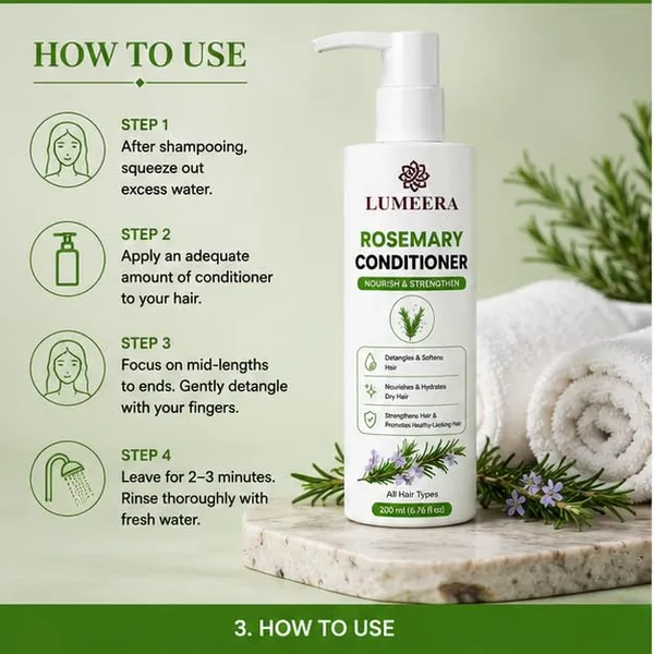 Rosemary_Conditioner_200Ml_Nourishing_Hair_Conditioner_For_Dry_Damaged_Hair_Soft_Smooth_Hair_Care_For_Men_And_Women