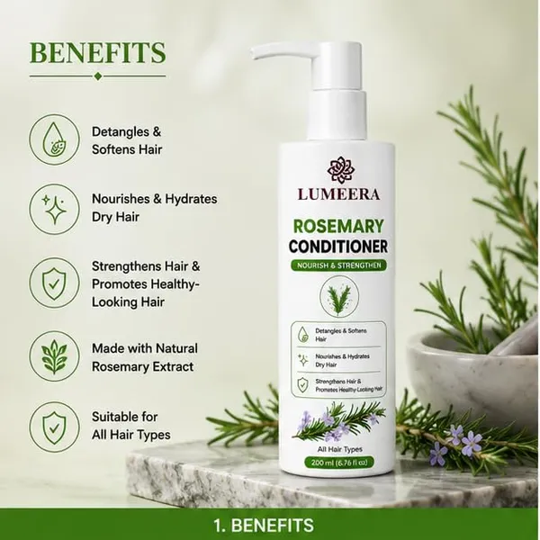 Rosemary_Conditioner_200Ml_Nourishing_Hair_Conditioner_For_Dry_Damaged_Hair_Soft_Smooth_Hair_Care_For_Men_And_Women