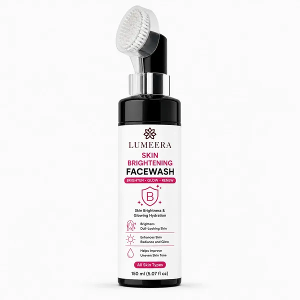 Skin_Brightening_Facewash_150Ml_With_Silicone_Brush_Daily_Facial_Cleanser_For_Fresh_Radiant_Looking_Skin_Suitable_For_All_Skin_Types