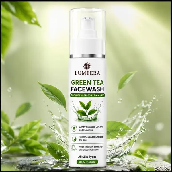 Green_Tea_Facewash_100Ml_Daily_Facial_Cleanser_For_Removing_Dirt_Oil_And_Impurities_Refreshing_Face_Wash_For_All_Skin_Types