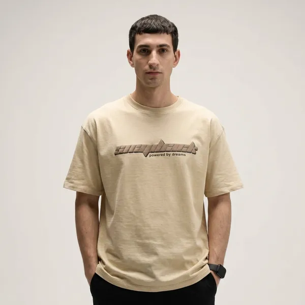 Unisex_Drift_Tee_Heavyweight_Cotton_Oversized_Relaxed_Drape_240_Gsm_Summer_Sand