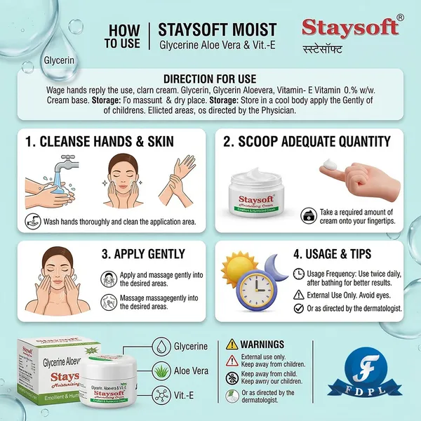 Staysoft_Enriched_With__Glycerine_Aloevera_&_Vit-E_Moisturising_Cream_50G_Pack_Of_4