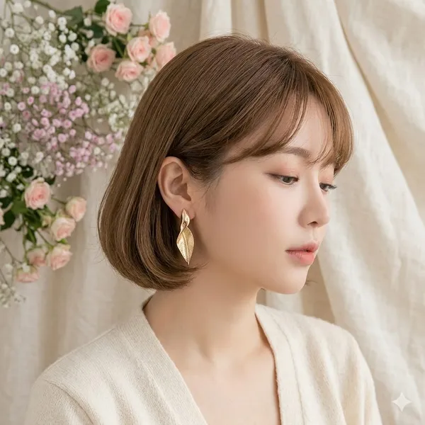 Gold_Textured_Leaf_Design_Stud_Earrings_For_Women_+_Gold_Toned_Pearl_Floral_Stud_Earrings_For_Women