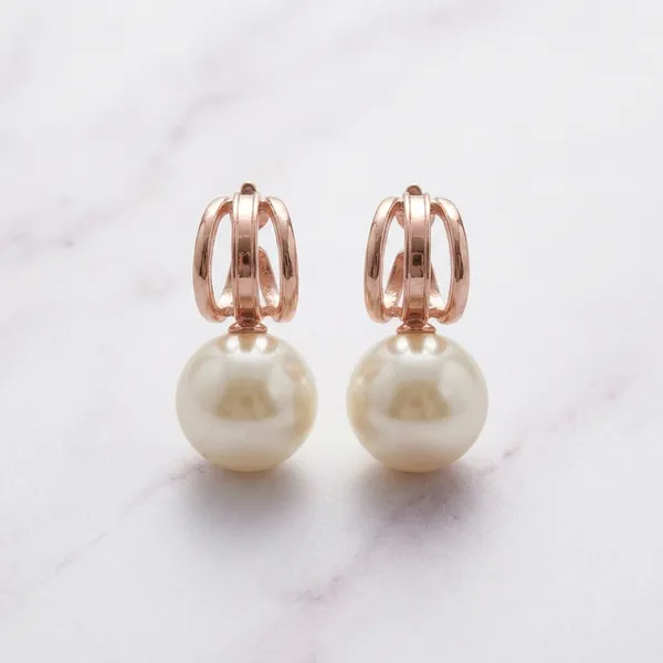 Rose_Gold_Metal_Pearl_Cage_Drop_Earrings_For_Women