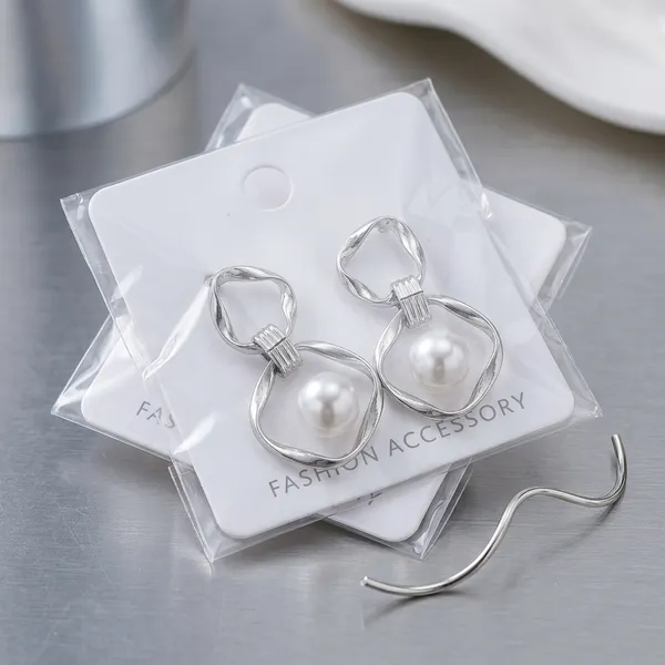 Silver_Faux_Pearl_Wave_Drop_Statement_Earrings_For_Women