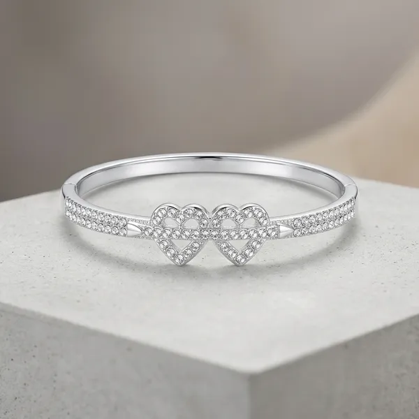 Silver_Alloy_Crystal_Bow_Motif_Bangle_Bracelet_For_Women