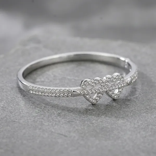Silver_Alloy_Crystal_Bow_Motif_Bangle_Bracelet_For_Women