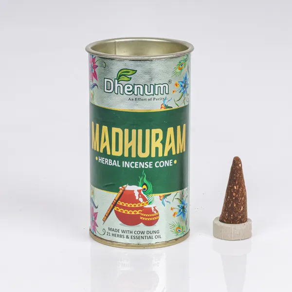 Dhenum_Madhuram_Herbal_Incense_Cones_(Pack_of_6_|_50_Gm_Each_Pack)