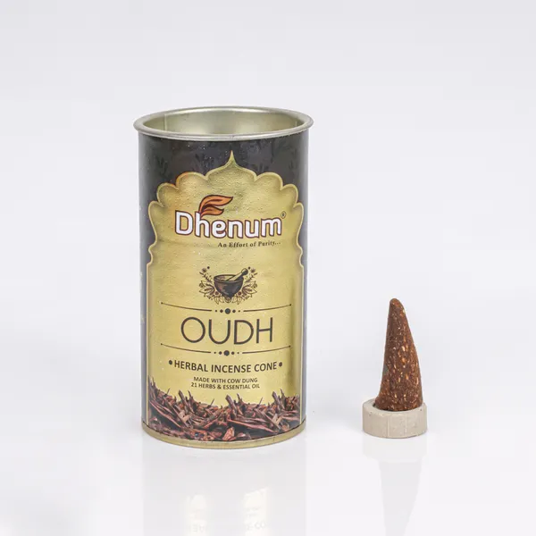 Dhenum_Oudh_Herbal_Incense_Cones_50G_(Pack_of_6_|_50_Gm_Each_Pack)