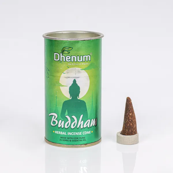 Dhenum_Buddham_Herbal_Incense_Cone_With_Cow_Dung_And_Essential_Oils_(Pack_of_6_|_50_gm_Each_Pack)
