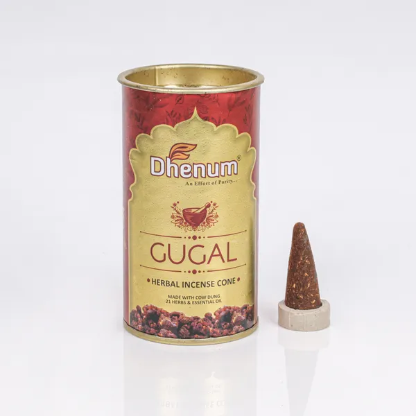 Dhenum_Gugal_Herbal_Incense_Cones_With_Cow_Dung_(Pack_of_6_|_50_Gm_Each_Pack)