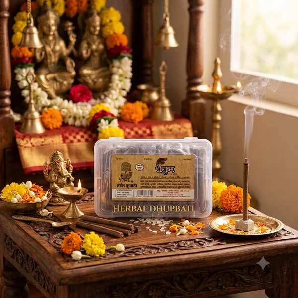 Dhenum_Cow_Dung_Dhoop_Sticks_For_Pooja_And_Spiritual_Use_(Pack_Of_2_|_105_Pc_Each)