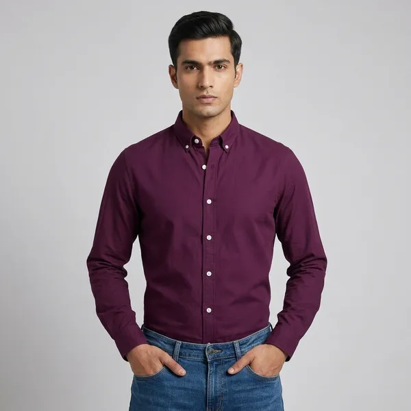 Purple_Linen_Cotton_Regular_Fit_Shirt_For_Men