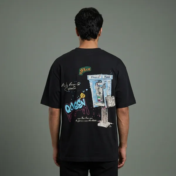 Black_Cotton_Oversized_Graphic_Print_T_Shirt_For_Men