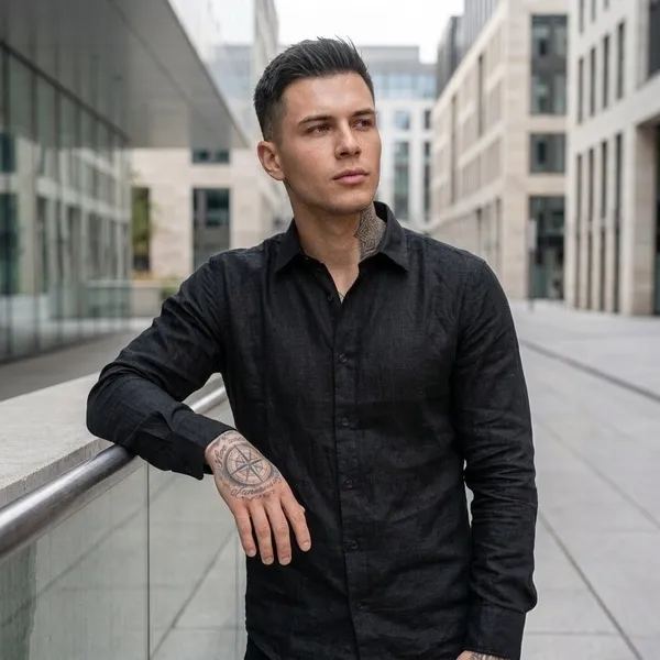 Black_Linen_Full_Sleeve_Shirt_For_Men