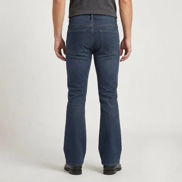 DARK_BLUE_BOOTCUT_DENIM_WITH_VINTAGE_SHADE