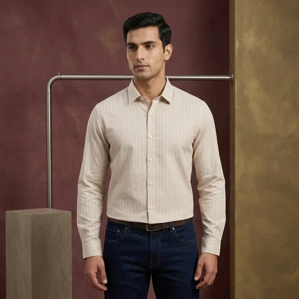 Cream_Cotton_Regular_Fit_Pinstripe_Full_Sleeve_Shirt_For_Men