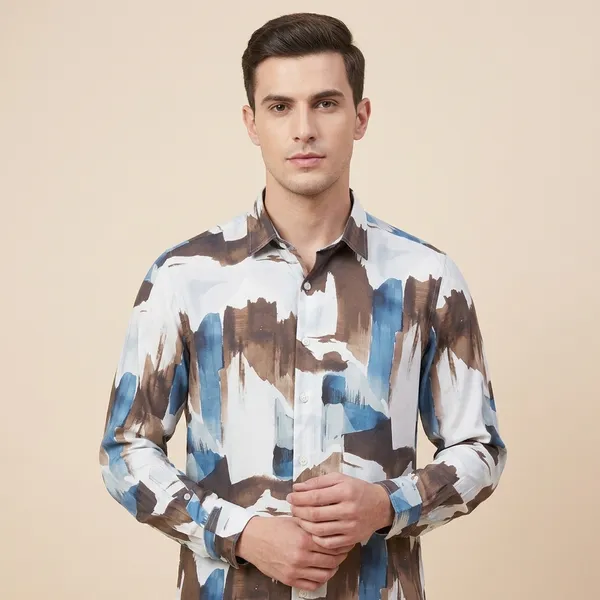 Multicolor_Tencel_Regular_Fit_Abstract_Print_Shirt_For_Men