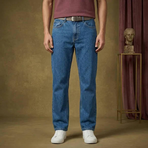 Blue_Denim_Wide_Leg_Jeans_For_Men