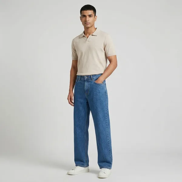Blue_Denim_Wide_Leg_Jeans_For_Men