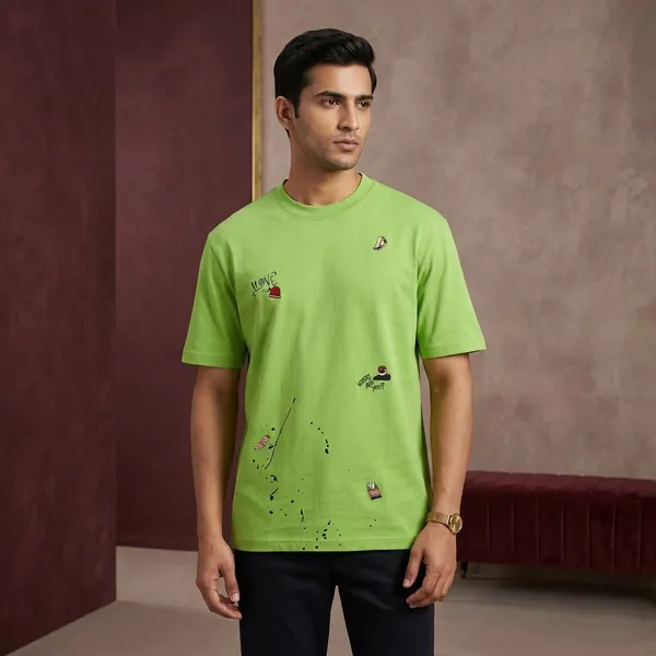 Green_Cotton_Oversized_Graphic_Print_T_Shirt_For_Men