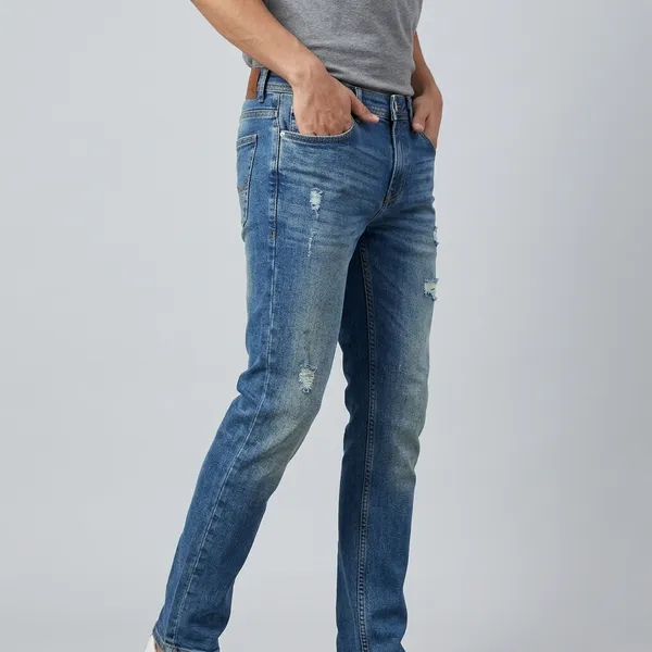 Blue_Denim_Distressed_Slim_Fit_Jeans_For_Men