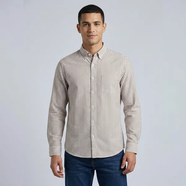 Brown_Striped_Cotton_Regular_Fit_Casual_Shirt_For_Men