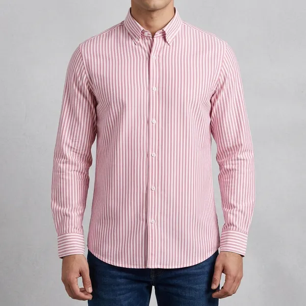 Pink_Cotton_Striped_Full_Sleeve_Formal_Shirt_For_Men