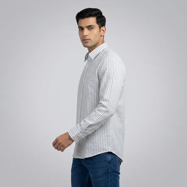 Grey_White_Linen_Cotton_Regular_Fit_Striped_Shirt_For_Men