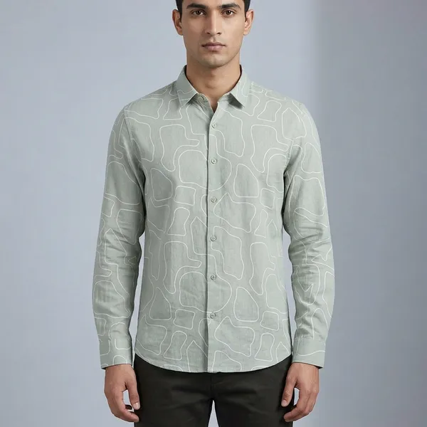 Pista_Green_Linen_Cotton_Geometric_Print_Casual_Shirt_For_Men