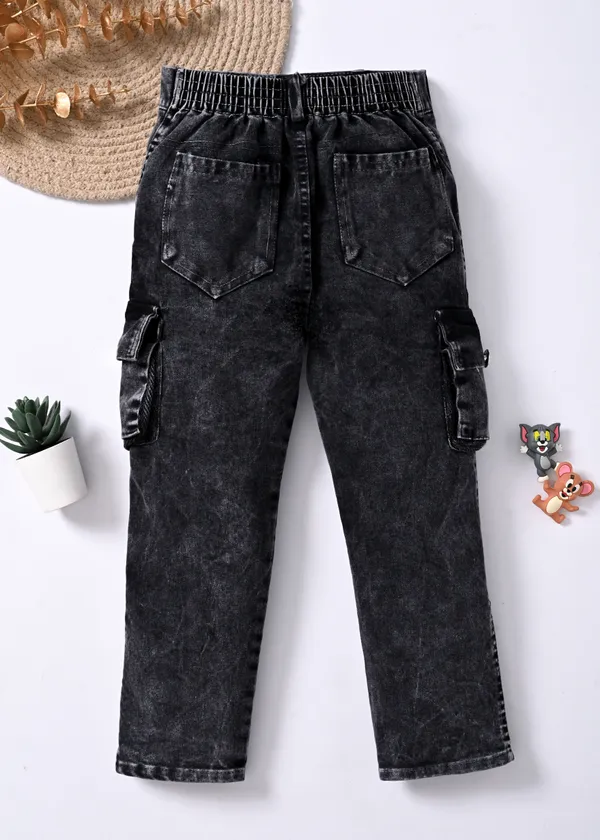 Grey_Acid_Wash_Denim_Cargo_Pants_for_Boys