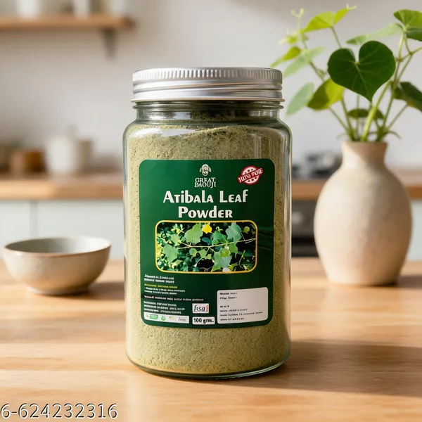 Atibala_Leaf_Ayurvedic_Herbal_Powder_100_G_And_Dried_Palash_Flowers_Skincare_And_Herbal_Use_80_G_Combo_Pack_Of_2